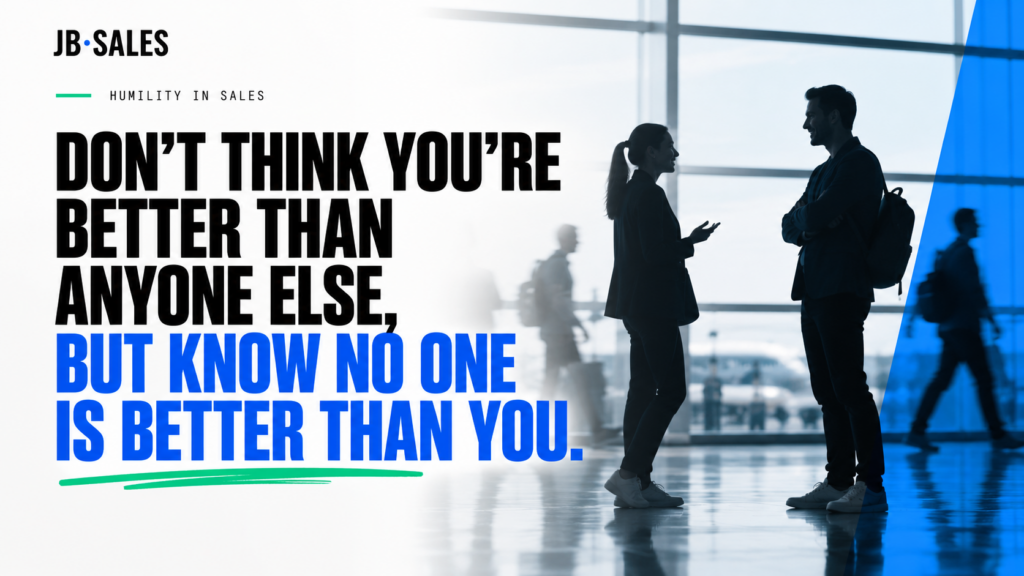 humility in sales