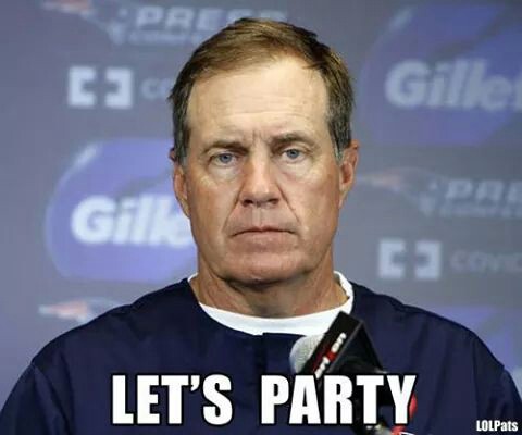 Bill Belichick Let's Party