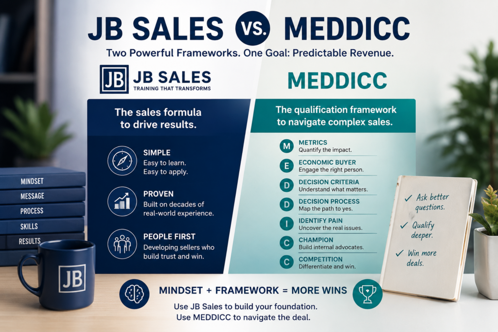 JB Sales vs MEDDICC
